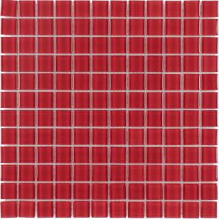 Elida Ceramica Flame Glass Mosaic Square Indoor/Outdoor Wall Tile (Common 12 in x 12 in; Actual 11.75 in x 11.75 in)