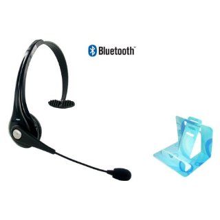Verizon Blackberry Q10, Blackberry Z10, Casio G zone Ravine 2, HTC Thunderbolt 4G Compatible Universal Over The Head Bluetooth Boom Mono Headset Wireless Headphone with Microphone (Comes with Universal Phone Stand) Cell Phones & Accessories