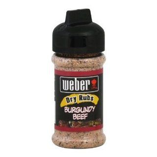 WEBER Dry Rubs BURGUNDY BEEF Meat Grill Seasoning 3 oz. Bottle  Grocery & Gourmet Food
