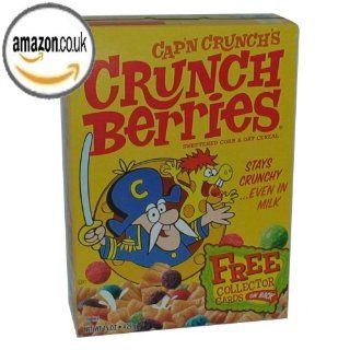 Cap'N Crunch Cereal Crunch Berries 15 oz  Breakfast Cereals  Grocery & Gourmet Food