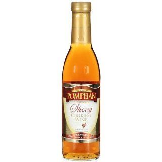 Pompeian Highest Quality Sherry Cooking Wine 12 oz  Red Wine Vinegars  Grocery & Gourmet Food