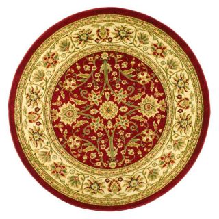 Safavieh Lyndhurst 5 ft 3 in x 5 ft 3 in Round Red Transitional Area Rug