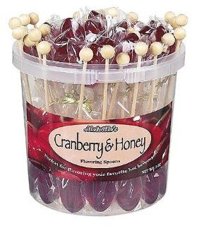 Cranberry & Honey Tea Spoons Bulk Pack 50 Count  Candy  Grocery & Gourmet Food