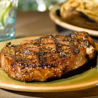4 (16 oz) Meyer Natural Angus Prime Ribeye Steaks  Grocery & Gourmet Food