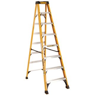 DEWALT 8 ft Fiberglass 300 lb Type IA Step Ladder