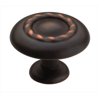 Amerock 1 3/4 in Oil Rubbed Bronze Inspirations Round Cabinet Knob