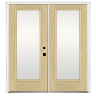 Benchmark by Therma Tru 70.56 in 1 Lite Glass Fiberglass French Inswing Patio Door