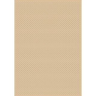 Milliken Checkpoint 5 ft 4 in x 7 ft 8 in Rectangular Cream/Beige/Almond Transitional Area Rug