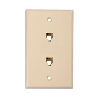 RCA 1 Gang Wall Plate