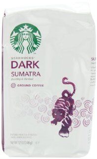 Starbucks Sumatra Coffee (Extra Bold), Ground, 12 Ounce Bags (Pack of 3)  Grocery & Gourmet Food