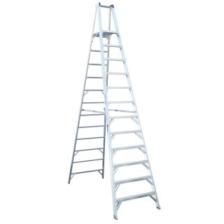 Werner 12 ft Aluminum 300 lb Type IA Platform Ladder