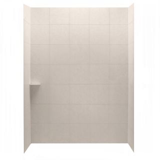 American Standard Ciencia 30 in W x 60 in D x 84 in H Aurora Acrylic Shower Wall Surround Side and Back Panels