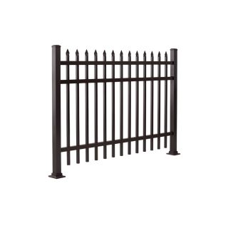 Gilpin Black Aluminum Fence Panel (Common 36 in x 72 in; Actual 36 in x 70.5 in)