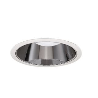 Halo 6 in White Clear Reflector Recessed Light Trim