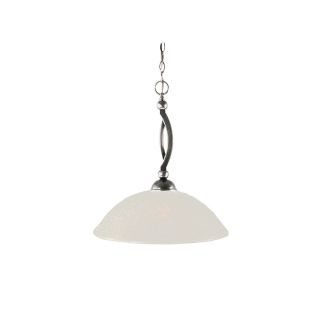 Brooster 16 in W Black Copper Pendant Light with Frosted Shade