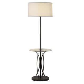 Portfolio Lebach 56 in 3 Way Switch Olde Bronze Indoor Floor Lamp with Fabric Shade