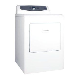 Haier RDG350AW 6.5 Cubic Foot Front Load Gas Dryer, White Appliances