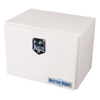 Better Built 24 in x 17 in x 18 in White Steel Universal Truck Tool Box