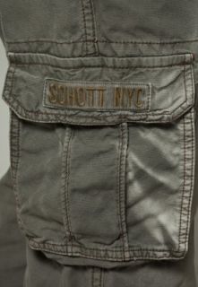 Schott NYC   BATTLE   Cargo trousers   oliv