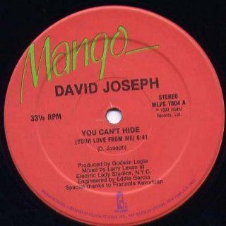 David Joseph You Can't Hide Music