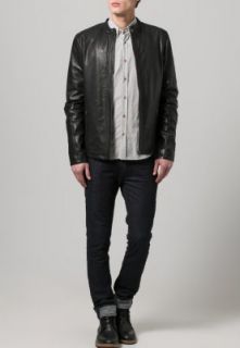 Selected Homme   ADAMS   Leather jacket   black