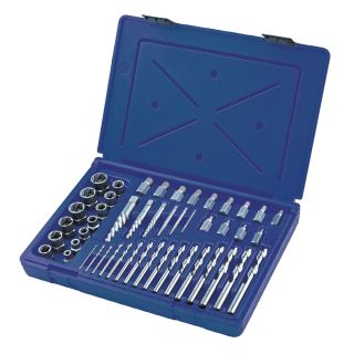 IRWIN 48 Piece High Carbon Steel Screw Extractor and Drill Bit Set