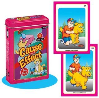 Cause and Effect Fun Deck Cards   Super Duper Educational Learning Toy for Kids Toys & Games