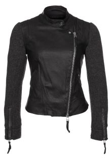 DNA   EAGLES   Leather jacket   black