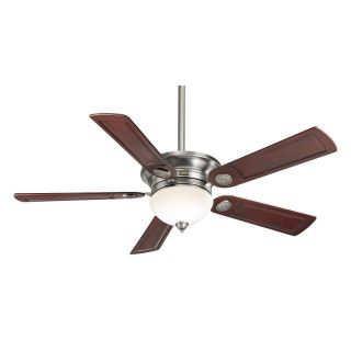 Casablanca Whitman 54 in Antique Pewter Downrod or Flush Mount Ceiling Fan with Light Kit