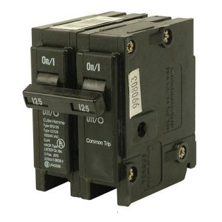 Eaton Type BR 125 Amp Double Pole Circuit Breaker