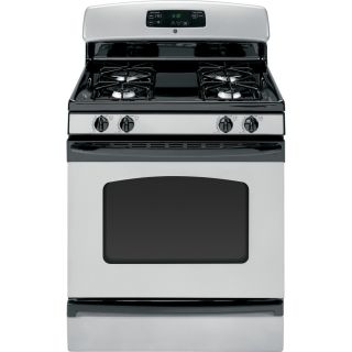 GE 30 in Freestanding 4.8 cu ft Gas Range (Silver)