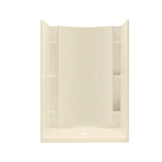 Sterling Accord 77 in H x 42 in W x 36 in L Almond Polystyrene Wall 4 Piece Alcove Shower Kit