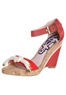 Fiorucci   Wedge Sandals   red