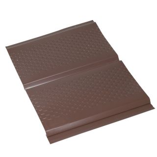 Amerimax Brown Double Vented Soffit (Common 12 in x 12 ft; Actual 13 in x 12 ft)
