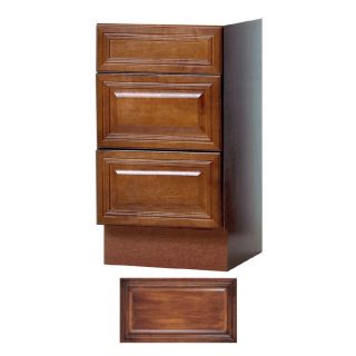 Insignia Ridgefield 33 1/2 in H x 12 in W x 21 in D Antique Cognac Drawer Bank