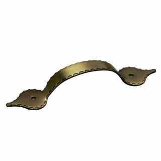 Style Selections 82mm Center to Center Antique Brass Arched Cabinet Pull