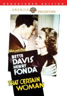 That Certain Woman Bette Davis, Henry Fonda, Ian Hunter, Anita Louise  Instant Video