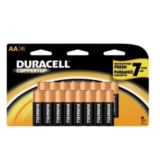 Duracell 16 Pack AA Alkaline Batteries