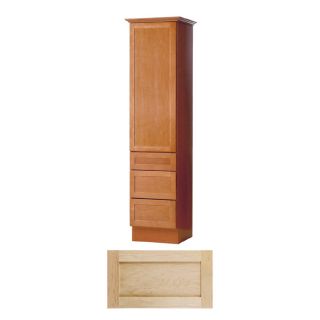 Insignia Crest 81 in H x 18 in W x 21 in D Natural Maple Linen Cabinet