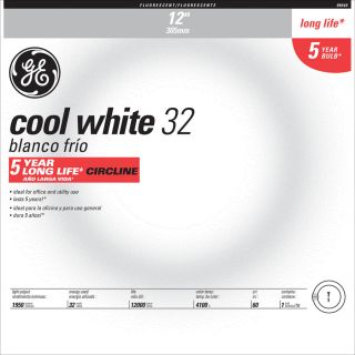 GE 32 Watt Cool White Circline Fluorescent Light Bulb