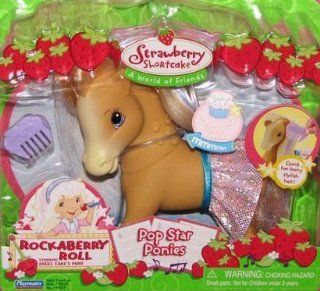 Rockaberry Roll Pop Star Ponies Strawberry Shortcake's Pony   Cupcake Toys & Games