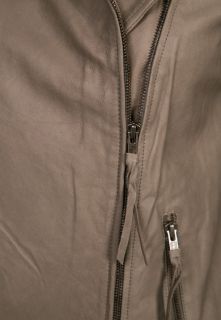 Object MAISE   Leather jacket   grey