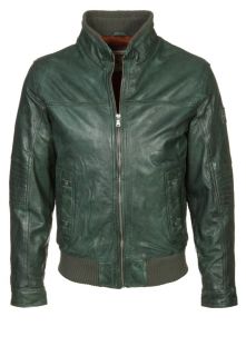 Milestone   MARCUS   Leather jacket   green
