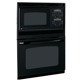 GE Self Cleaning Microwave Wall Oven Combo (Black on Black) (Common 30 in; Actual 29.75 in)
