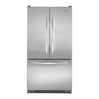 KitchenAid Architect II 19.6 cu ft French Door Counter Depth Refrigerator with Single Ice Maker (Monochromatic Stainless Steel) ENERGY STAR