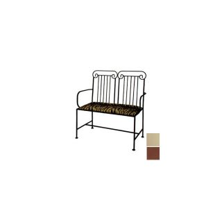 Grace Collection 40 in L Steel/Iron Patio Bench