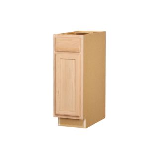Kitchen Classics 35 in x 12 in x 23.75 in Unfinished Oak Door and Drawer Base Cabinet