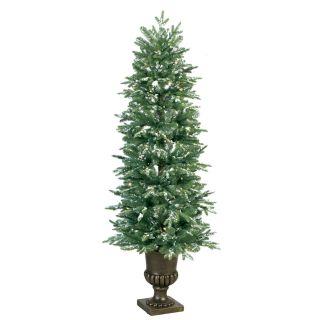 GE 5 ft Fir Pre lit Decorative Artificial Tree with 150 Count Clear Lights