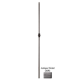 House of Forgings Powder Coated Wrought Iron Single Knuckle Baluster (Common 44 in; Actual 44 in)