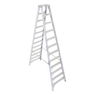 Werner 12 ft Aluminum 375 lb Type IAA Twin Step Ladder